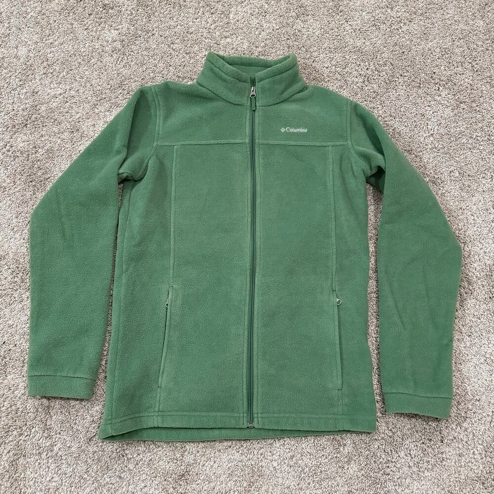 Columbia Men's Green Fleece Zip Up size Small